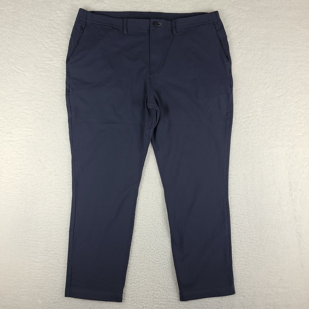 Public Rec Dealmaker Pants Mens 40x30 Dark Blue Straight Leg Performance‎ Tech